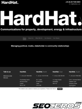 hardhat.co.uk tablet previzualizare