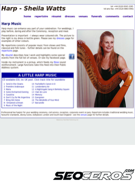 harp4u.co.uk tablet previzualizare