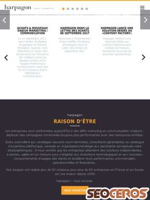 harpagon.fr/fr/accueil tablet förhandsvisning