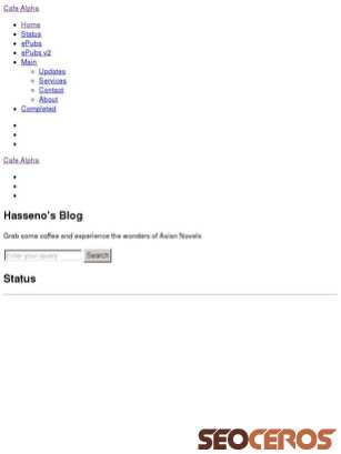 hassenoblog.com tablet förhandsvisning