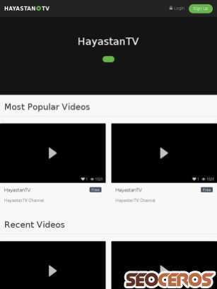 hayastantv.com tablet preview