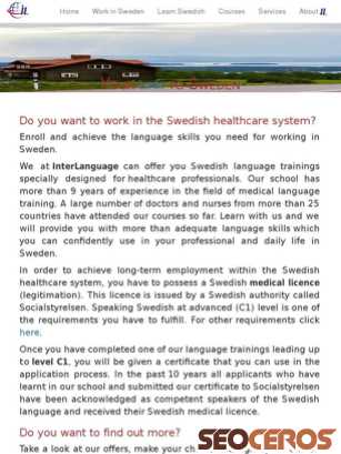 healthcareswedish.com tablet előnézeti kép