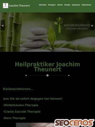 heilpraktiker-theunert.de tablet előnézeti kép