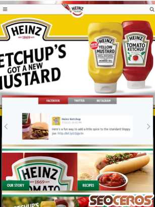 heinzketchup.com tablet preview