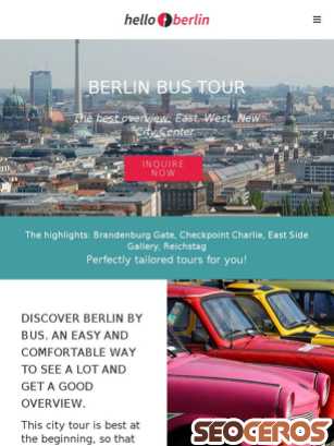 helloberlin.net/en/berlin-bus-tour tablet preview