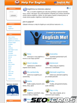 helpforenglish.cz tablet preview