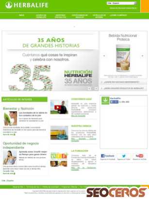 herbalife.cl tablet preview