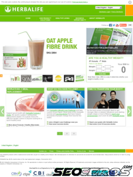 herbalife.co.uk tablet preview