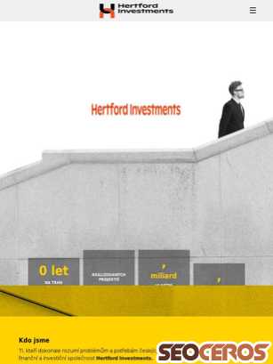 hertfordinvestments.com tablet prikaz slike