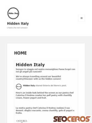 hidden-italy.it tablet preview