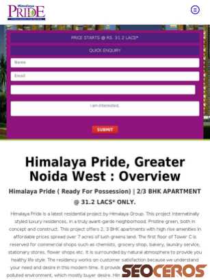 himalayapride.net.in tablet previzualizare