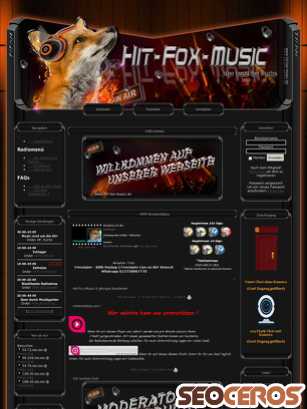 hit-fox-music.de tablet náhľad obrázku