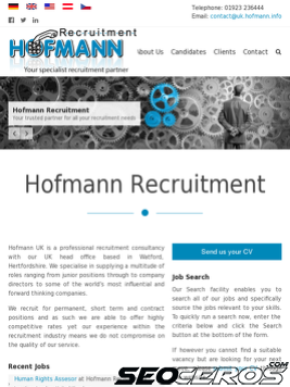 hofmann-uk.co.uk tablet Vorschau