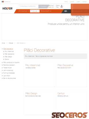 holver.ro/produse/placi-decorative tablet preview