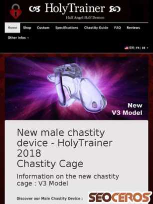 holytrainer.com tablet előnézeti kép