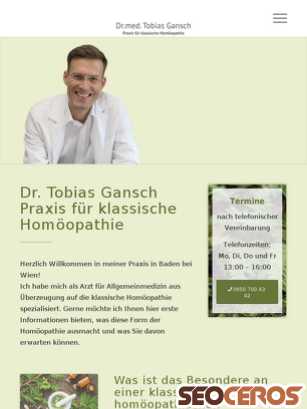 homoeopathie-gansch.at tablet előnézeti kép