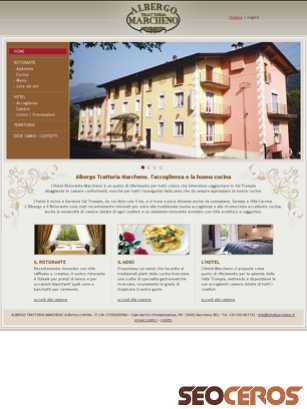 hotelmarcheno.it tablet preview