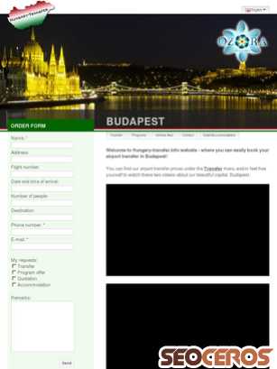 hungary-transfer.info tablet preview