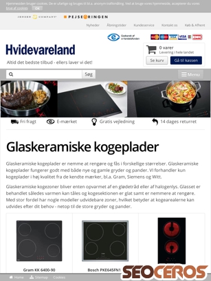 hvidevareland.dk/glaskeramiske-kogeplader tablet प्रीव्यू 