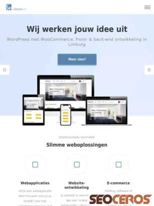 i-desire.nl tablet previzualizare