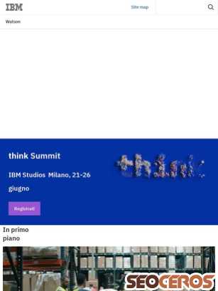 ibm.com/watson/it-it/index.html tablet preview
