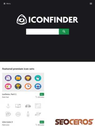 iconfinder.com tablet 미리보기