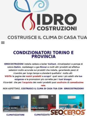 idrocostruzioni.com tablet anteprima