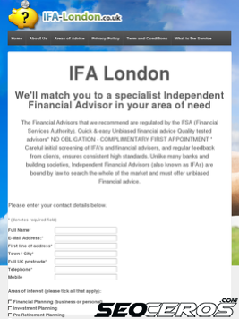 ifa-london.co.uk tablet anteprima