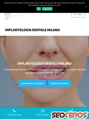implantologiadentalemilano.com tablet förhandsvisning
