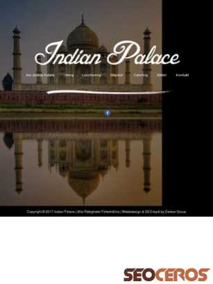indianpalace.se tablet förhandsvisning