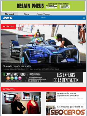 info-mag-annonce.com tablet preview