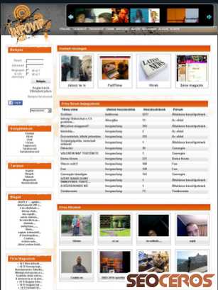 infovip.hu tablet előnézeti kép