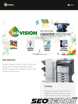 inkvision.co.uk tablet förhandsvisning