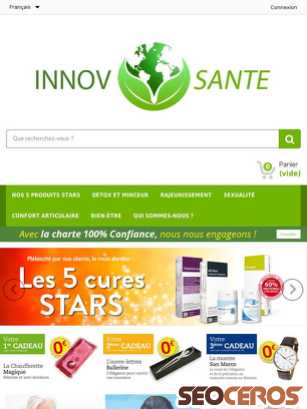 innov-sante.com tablet Vista previa