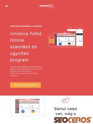innvoice.hu tablet előnézeti kép