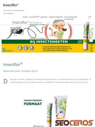 insectflor.be tablet Vorschau