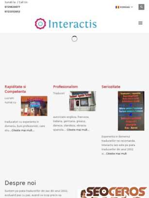 interactis.ro tablet náhled obrázku
