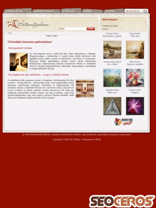 internetgaleria.hu tablet förhandsvisning
