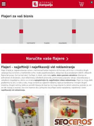 internetstamparija.rs/flajeri-za-vas-biznis tablet náhled obrázku
