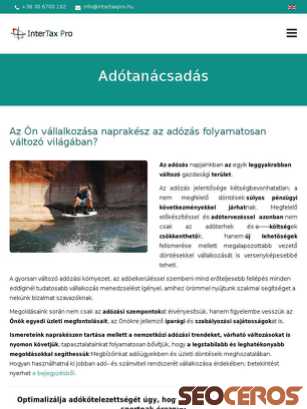 intertaxpro.hu/adotanacsadas tablet preview