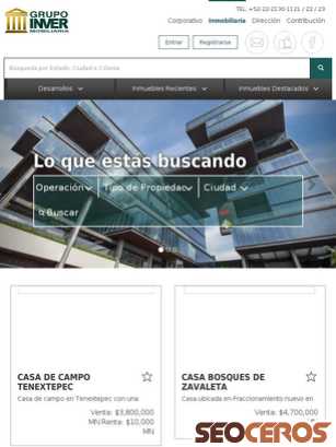 invermobiliaria.com.mx tablet náhled obrázku