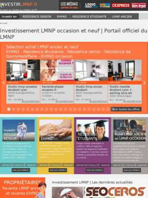 investirlmnp.fr tablet előnézeti kép