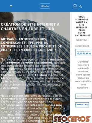 iperche.fr/creation-de-site-internet-a-chartres-28 tablet preview