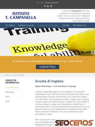 istitutocampanella.com/corsi-inglese tablet prikaz slike