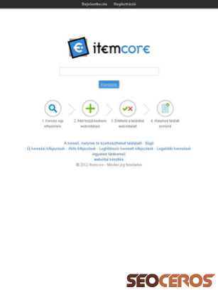 itemcore.hu tablet preview
