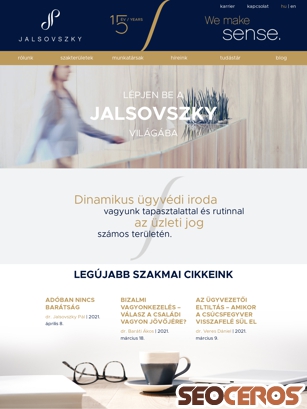 jalsovszky.hu tablet förhandsvisning