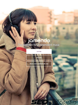 jamendo.com tablet preview