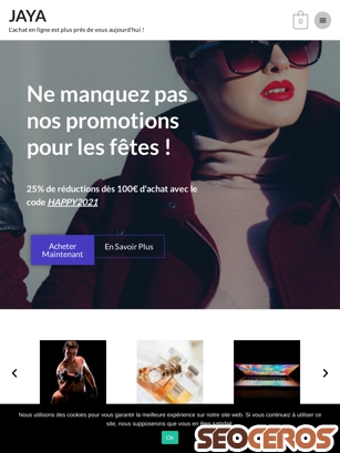 jaya-boutique.fr tablet előnézeti kép