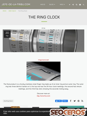 jefe-de-la-tribu.com/2020-blog/the-ring-clock tablet preview