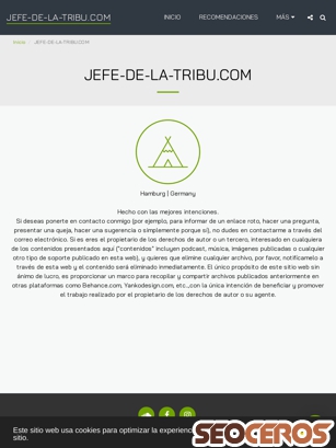 jefe-de-la-tribu.com/jefe-de-la-tribucom tablet förhandsvisning